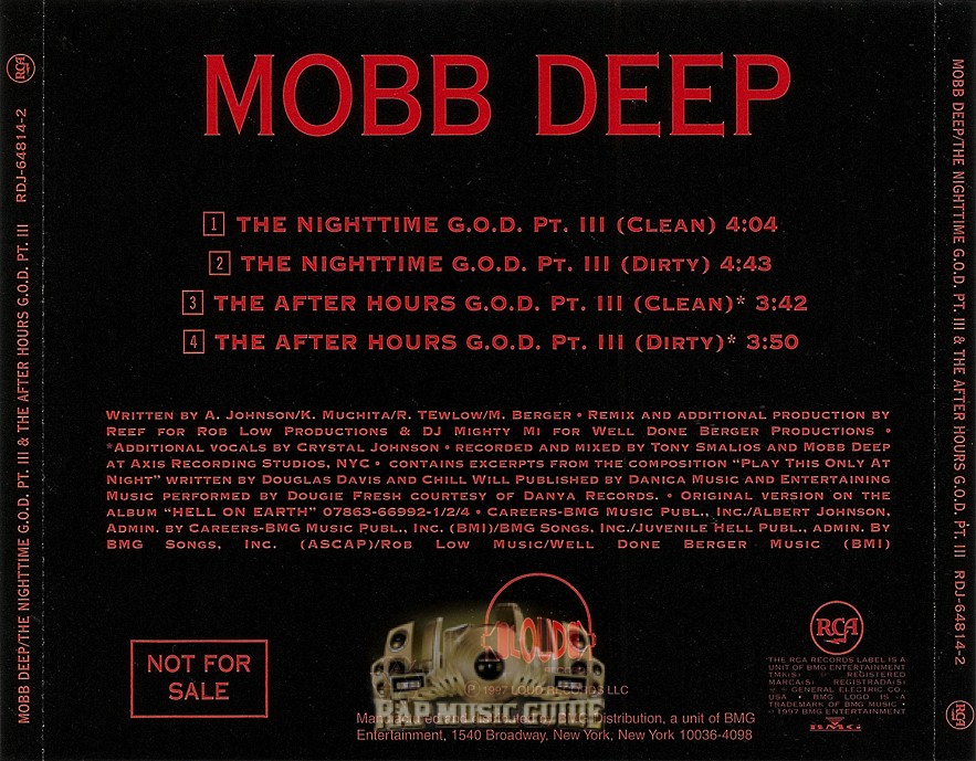 Mobb Deep God Pt Iii Promo Single Cd Rap Music Guide 2879